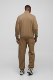 BOOHOOMAN Regular Fit Embroidered 1/4 Zip Tracksuit