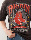 47 Brand Boston Red Sox graphic print t-shirt in charcoal