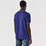 Weekend Offender Shore Zipped Polo Shirt Navy