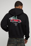 boohooMAN Oversized Boxy Car Graphic Hoodie