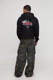 boohooMAN Oversized Boxy Car Graphic Hoodie