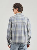 HOLLISTER Regular fit Button Up Shirt in Dusty Blue