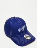 LA Dodgers MLB Contrast Stitch Dark Blue 9TWENTY Adjustable Cap
