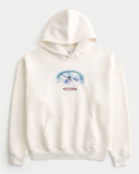 Hollister Boxy St. Anton Ski Graphic Hoodie