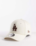 New Era LA Dodgers 9forty essential cap in beige