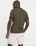 Lyle & Scott Vintage ringer t-shirt in khaki