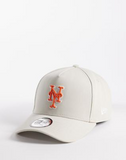 New Era NY Mets E-frame outline script logo cap in beige
