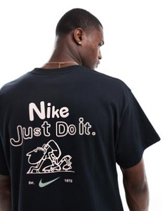Nike JDI Run Graphic T-Shirt - Black