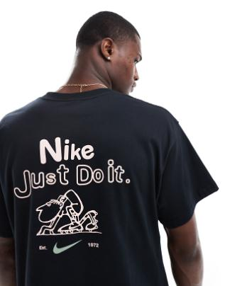 Nike JDI Run Graphic T-Shirt - Black