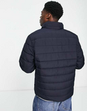 Lacoste padded coat in navy