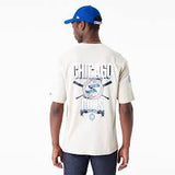 Baseball Oversized Graphic Chicago Cubs T-Shirt