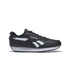 Reebok Rewind Run Sneaker, Black/White SHOES