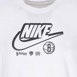 Nike Nba Men's T-Shirt Nba Dri-fit Essential Logo Tee Bronet White