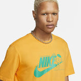 Nike Art Logo T-Shirt In Gold