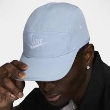 Nike Fly Unstructured Futura Cap - Light Armoury Blue/White