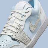 Air Jordan 1 Low Blue Tint Elephant Print