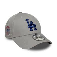 LA Dodgers MLB Side Patch Grey 9FORTY Adjustable Cap