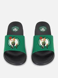 Mens Black NBA Boston Celtics Sliders
