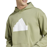 Adidas Men's Future Icons Badge of Sport Hoodie Green