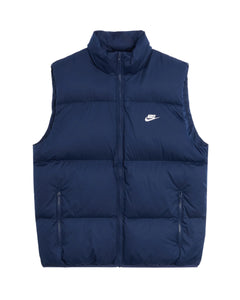 Men's Nike Club Therma-FIT Puffer Bleu Sleeveless Jacket