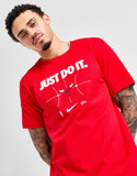 Red Nike NBA Chicago Bulls Just Do It T-Shirt