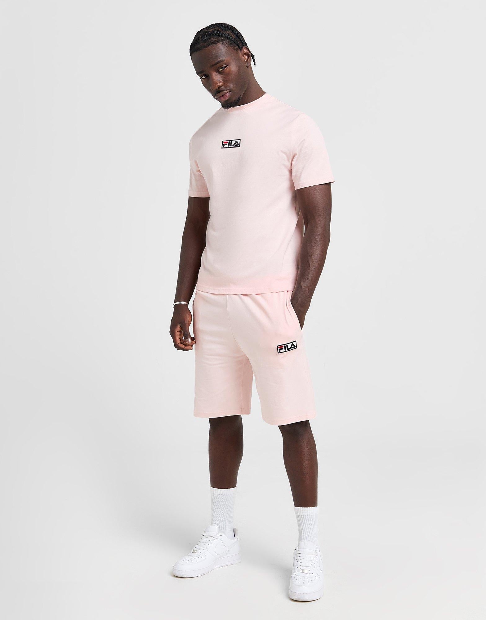 Fila Chetas T Shirt Shorts Set LondonShop Maroc