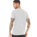 JACK AND JONES Mens Reset T-Shirt Light Grey Melange