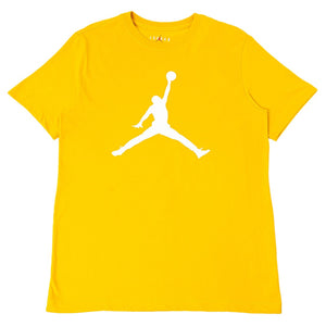 jordan men jordan jumpman tee yellow ochre white