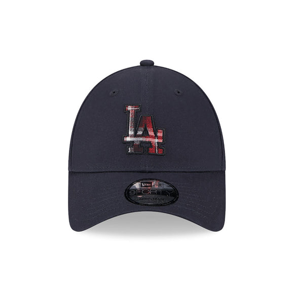 LA Dodgers Check Infill Navy 9FORTY Adjustable Cap 9FORTY
