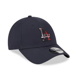 LA Dodgers Check Infill Navy 9FORTY Adjustable Cap 9FORTY