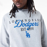 LA Dodgers MLB Lifestyle Grey Crew Neck Sweatshirt