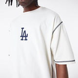 LA Dodgers MLB World Series Off White Oversized T-Shirt