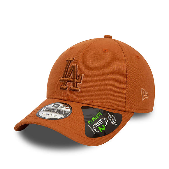 LA Dodgers Repreve Outline Brown 9FORTY Adjustable Cap