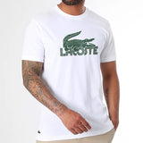 Lacoste logo-print T-shirt | White