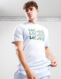 Lacoste Heavy Back Print T-Shirt Light Blue