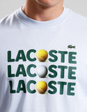 Lacoste Heavy Back Print T-Shirt Light Blue