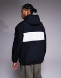Nike Air woven jacket in black and white