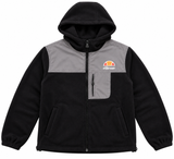 Mens Drago Hooded Fleece Jacket Black