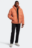 Lyle & Scott  WASHED WADDED JACKET VICTORY ORANGE