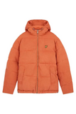 Lyle & Scott  WASHED WADDED JACKET VICTORY ORANGE