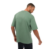 Lacoste Loose Fit Large Crocodile Organic T-Shirt in Green