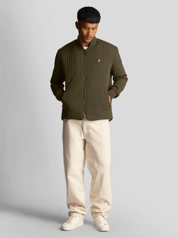 Lyle & Scott Quilted Liner Jacket Green