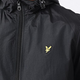 Lyle and Scott Black Hooded Windbreaker