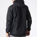 Lyle and Scott Black Hooded Windbreaker