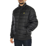 Lyle & Scott Black Funnel Neck Wadded Jacket