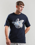 Lyle & Scott 3D Line Graphic T-Shirt Dark Navy