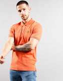 Lyle And Scott Short Sleeve Polo Shirt in Orange