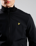 Lyle & Scott Softshell Funnel Neckline Track Top Jet Black
