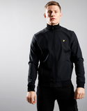 Lyle & Scott Softshell Funnel Neckline Track Top Jet Black