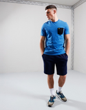 Lyle & Scott Contrast Pocket T-Shirt Spring Blue/Black